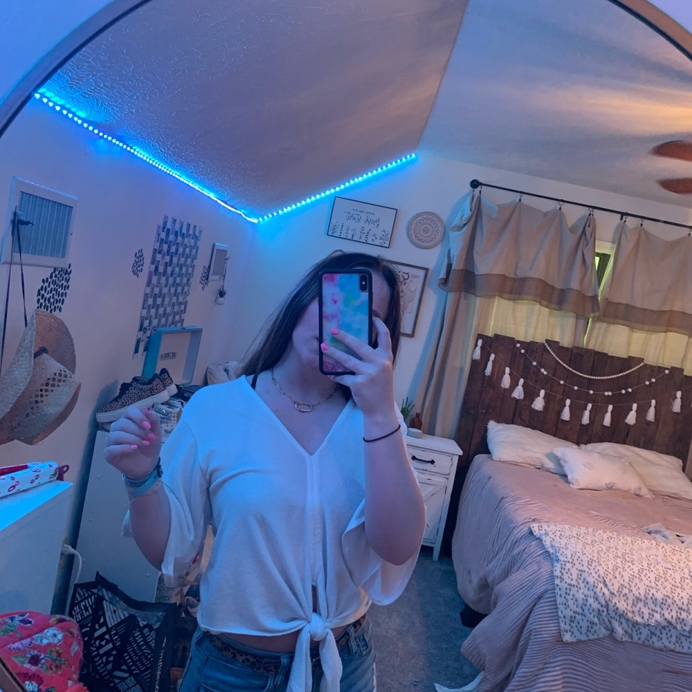 white top